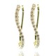 Designer Earrings with Certified Diamonds in 18k Yellow Gold - ER0476P